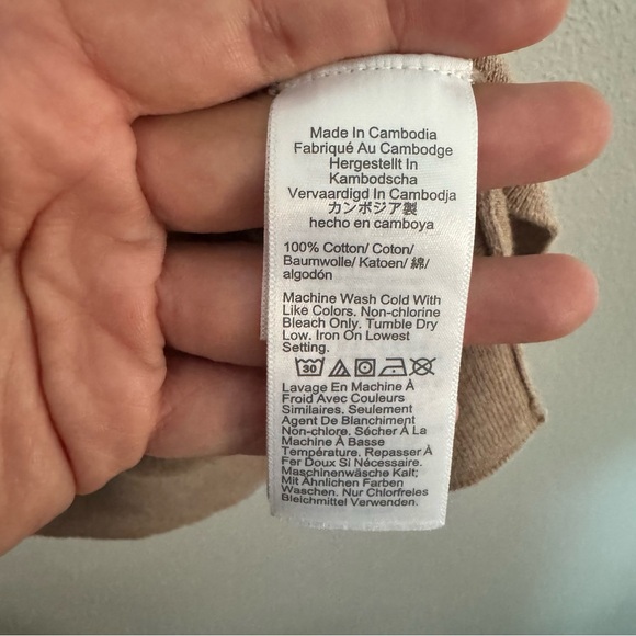 CLOSET CLEANOUT: J. Crew 100% Cotton Sweater Vest — Size Large, Neutral Knit - Picture 3 of 4